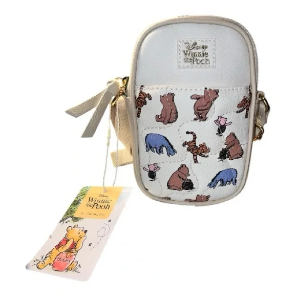 Disney Winnie the Pooh Crossbody Bag - Cream and Brown - Picture 1 of 5